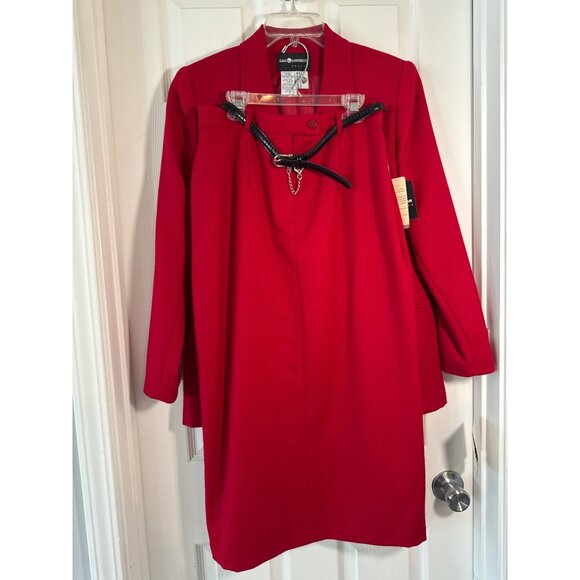 Vintage Sag Harbor Skirt and Blazer 2 Piece Suit NWT Defects Sz 8P - Picture 2 of 9